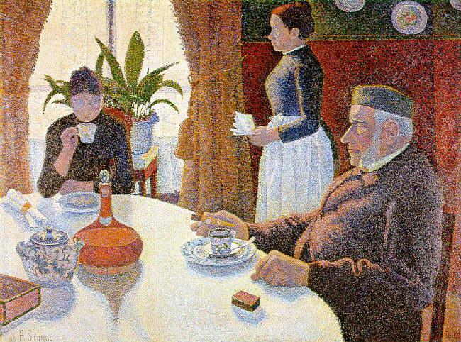 Paul Signac The Dining Room oil painting image